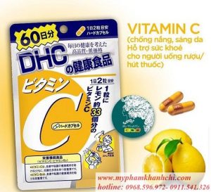 Viên uống DHC bổ sung vitamin C Nhật Bản- 120 viên